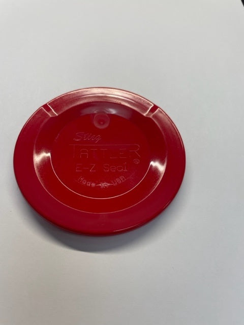 item 50] 200 bulk wide E-Z SEAL lids & 200 rubber rings **** 4 DIFFERENT COLORS TO CHOOSE FROM!!!***